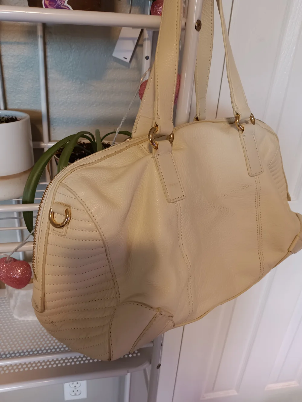 Juicy Couture Steffy Leather Satchel Handbag